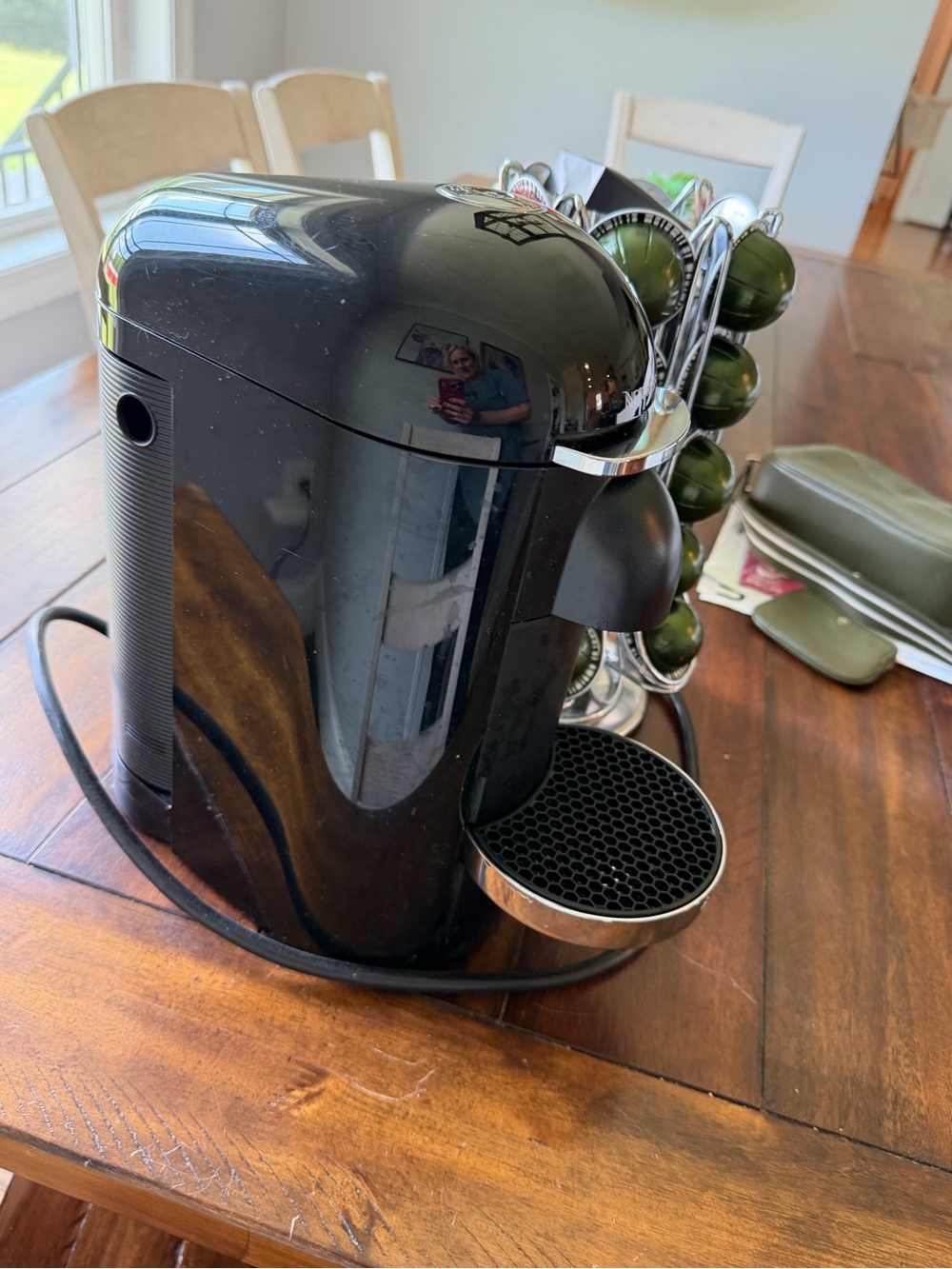 Nespresso Black Single-Serve Coffee Machine